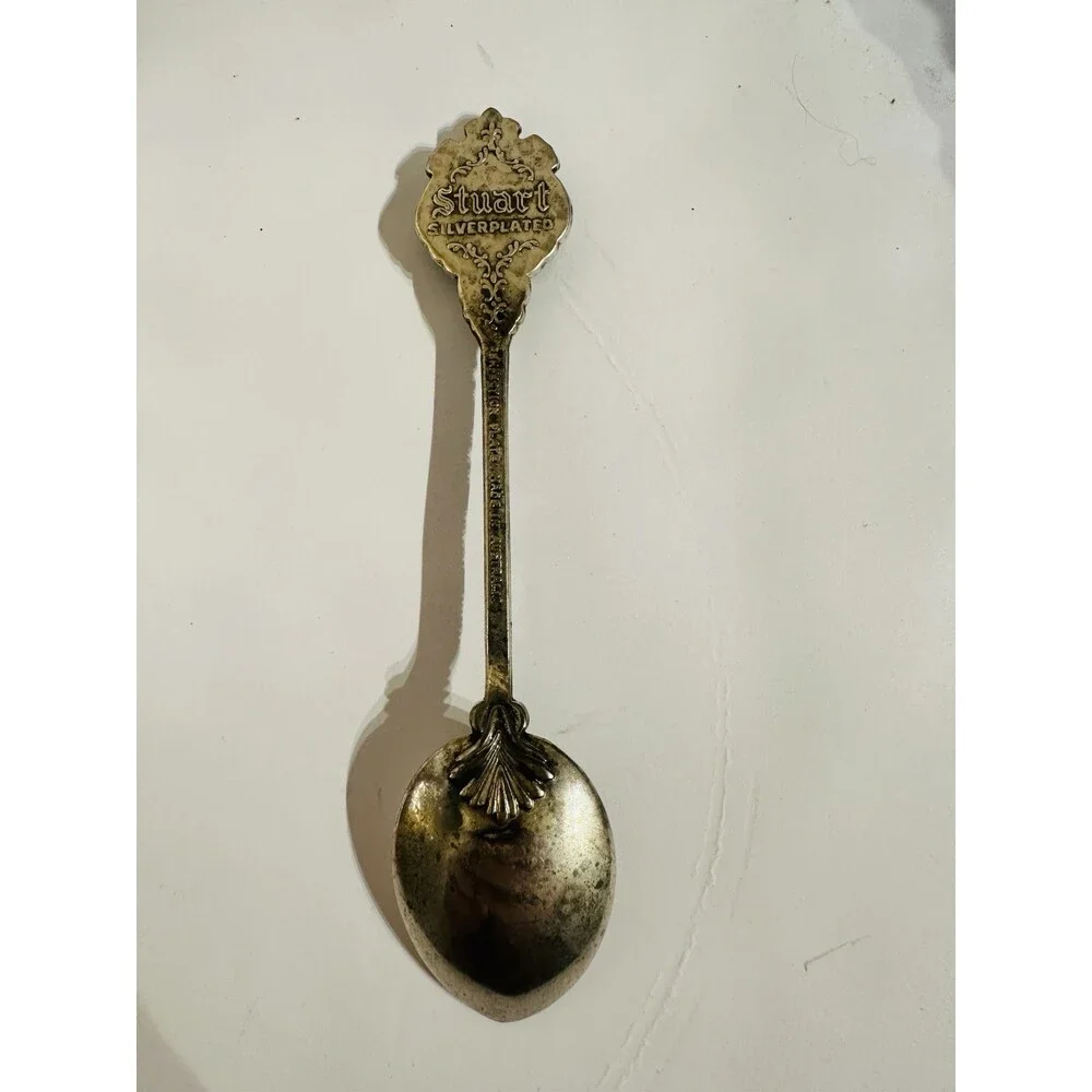 Vintage Souvenir Spoon Lot 5PC Silverplated Travel Canada Sydney Graceland
